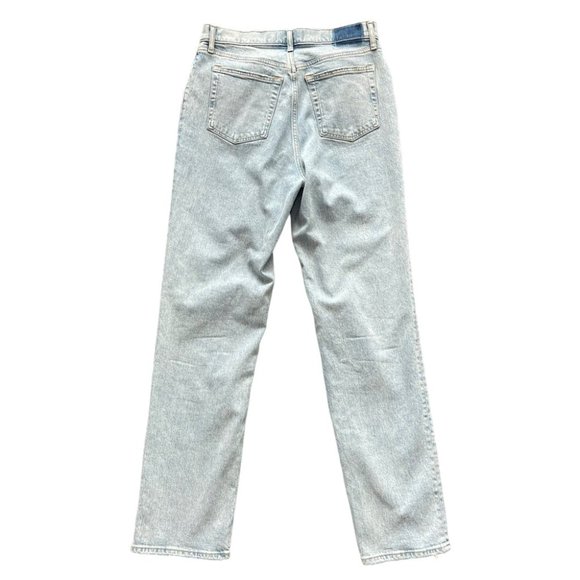 ❌SOLD Abercrombie & Fitch Ultra High Rise 90s Straight Jean Criss-Cross Waist 31 - Picture 3 of 13